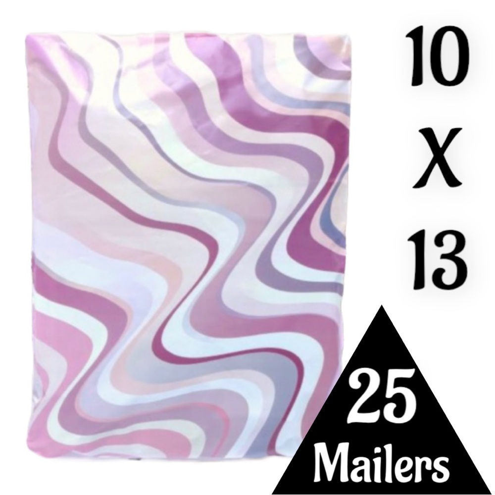 25 10X13 Poly Mailers Abstract Swirl PRICE IS FIRM HOST PICK - Picture 6 of 11
